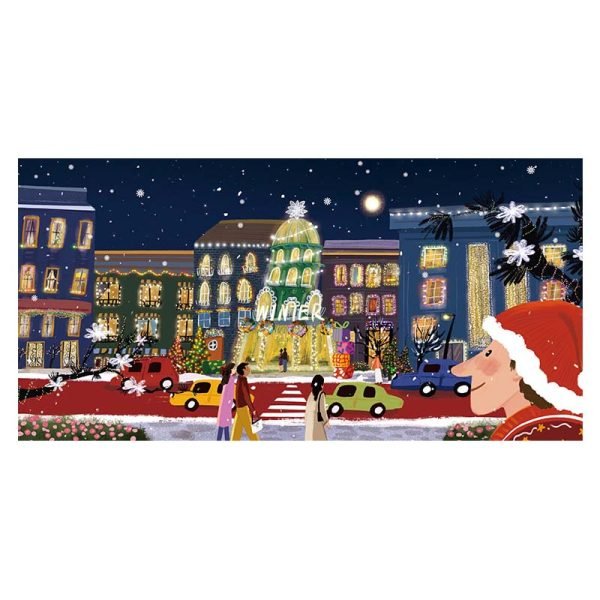 Discontinued-Momibook-Christmas Lights Jigsaw Puzzle 1000pcs(Dented corner)