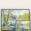 Discontinued-Van Gogh Puzzle-Fishing in Spring Jigsaw Puzzle 1008pcs-Kibifufu