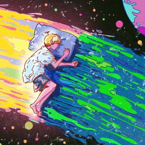 Fluorescent Jigsaw Puzzle 1000pcs-Momibook-Goodnight Universe