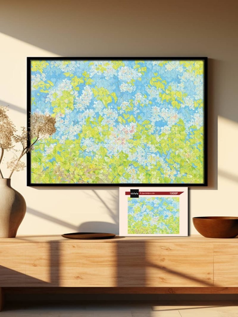 Kibifufu-Green Flower Jigsaw Puzzle 1008pcs