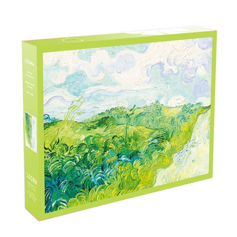 Green Wheat Fields Van Gogh Jigsaw Puzzle Vincent Van Gogh Puzzle-Green Wheat Fields-Kibifufu Jigsaw Puzzle 1008pcs