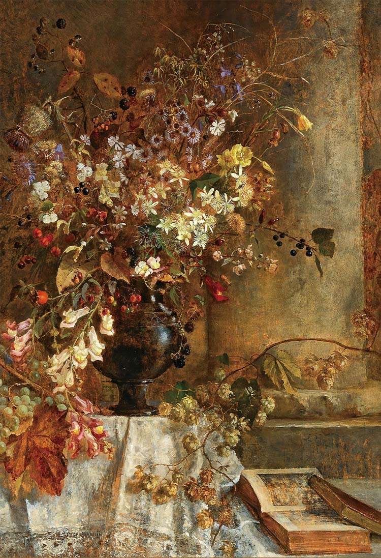 Kibifufu-Indian Summer Flowers Jigsaw Puzzle 500pcs