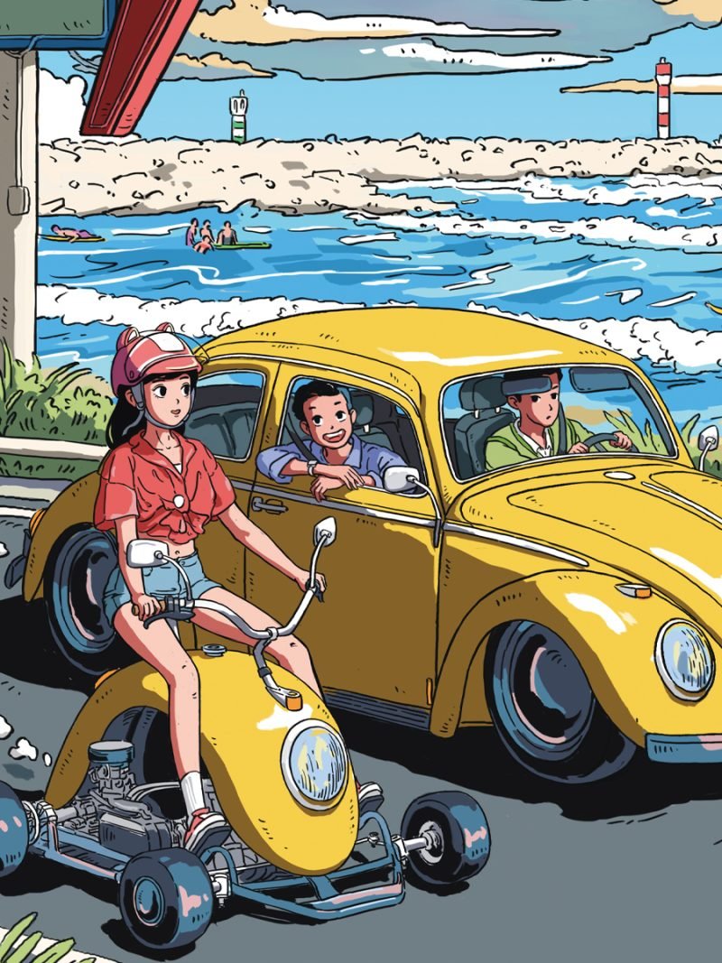 Kibifufu-Street Sea Jigsaw Puzzle 1008pcs