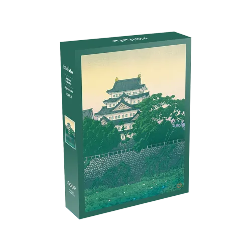 Kibifufu-Nagoya Castle Jigsaw Puzzle 500pcs-Hasui Kawase