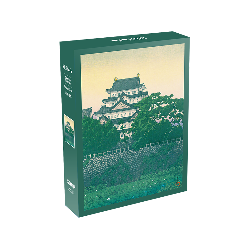 Kibifufu-Nagoya Castle Jigsaw Puzzle 500pcs-Hasui Kawase