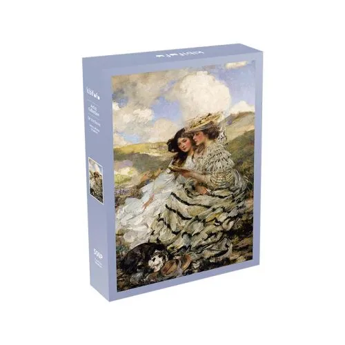 Kibifufu-On the Dunes-Lady Shannon and Kitty Jigsaw Puzzle 500pcs