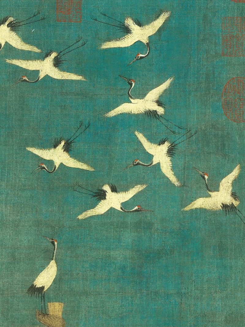 Propitious Cranes (2) Kibifufu-Propitious Cranes Jigsaw Puzzle 1008pcs-Zhao Ji