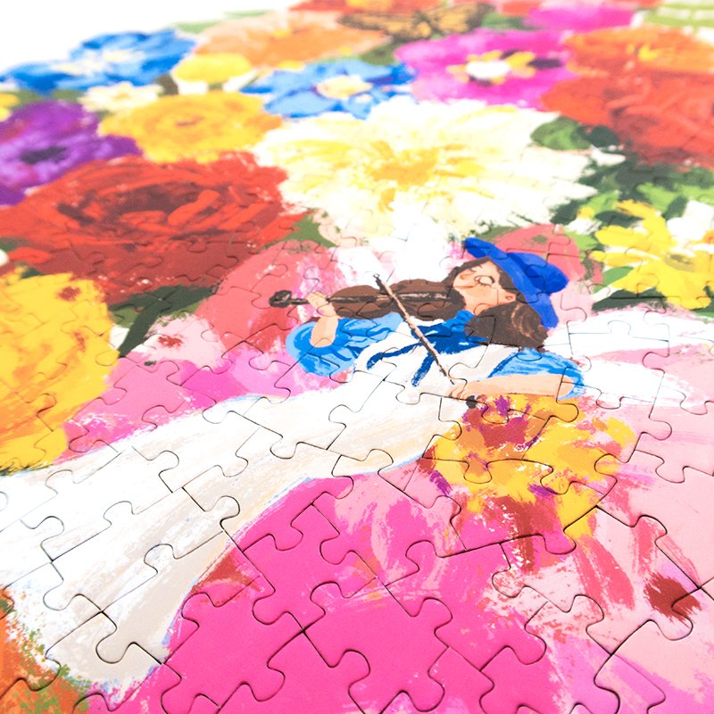 Flowers Random Cut Jigsaw Puzzle 520pcs-Kibifufu