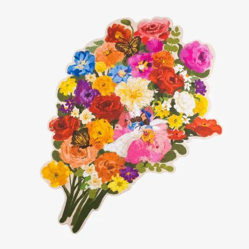 Flower random cut jigsaw puzzle