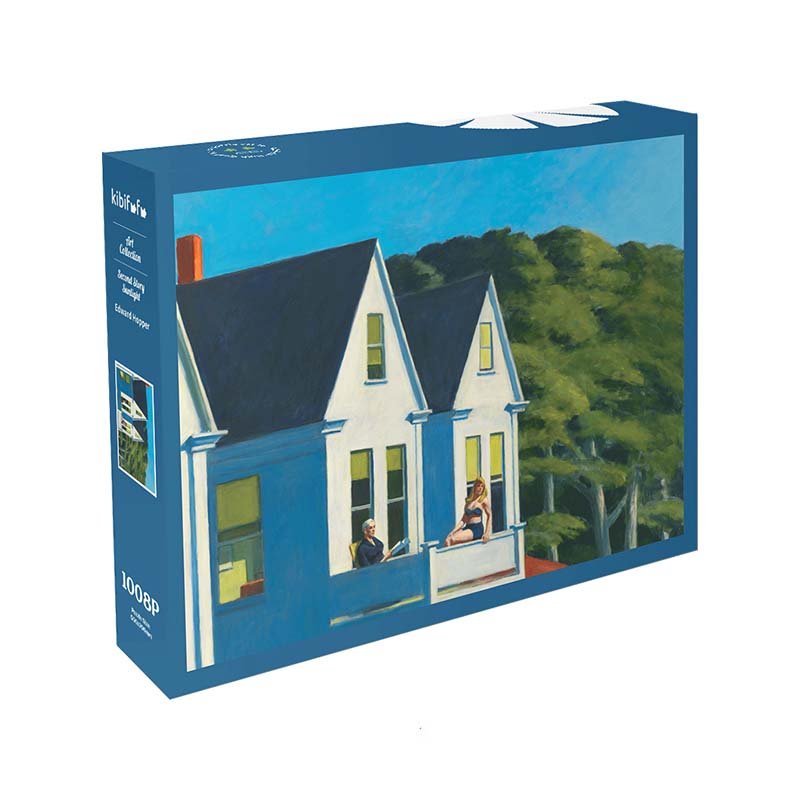 Discontinued-Kibifufu-Second Story Sunlight Jigsaw Puzzle 1008pcs-Edward Hopper