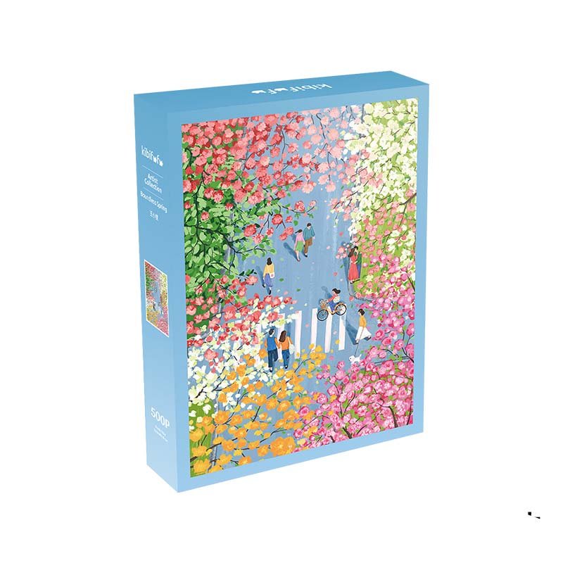 Kibifufu-Spring Flowers Jigsaw Puzzle 500pcs