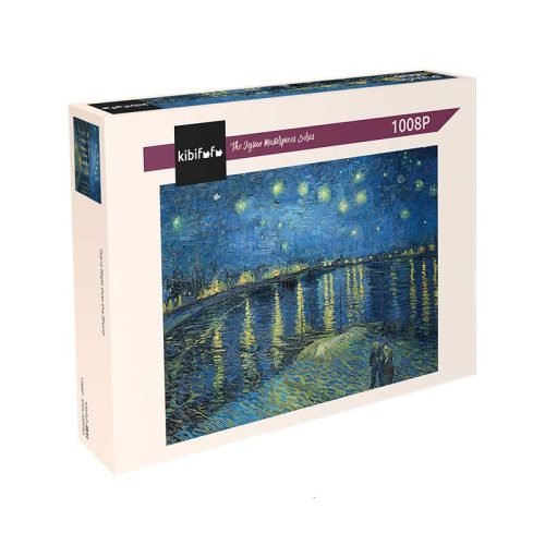 Starry Night Over the Rhone (2) Kibifufu-Starry Night Over the Rhone-Vincent Van Gogh Jigsaw Puzzle 1008pcs