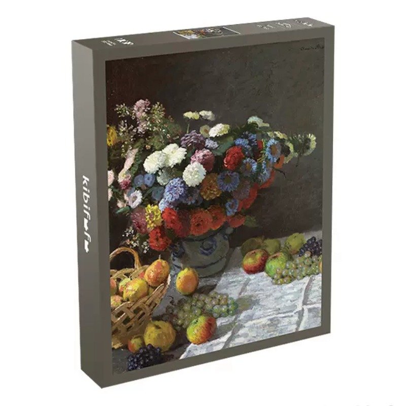 Kibifufu-Still Life with Flowers Jigsaw Puzzle 1008pcs-Claude Monet