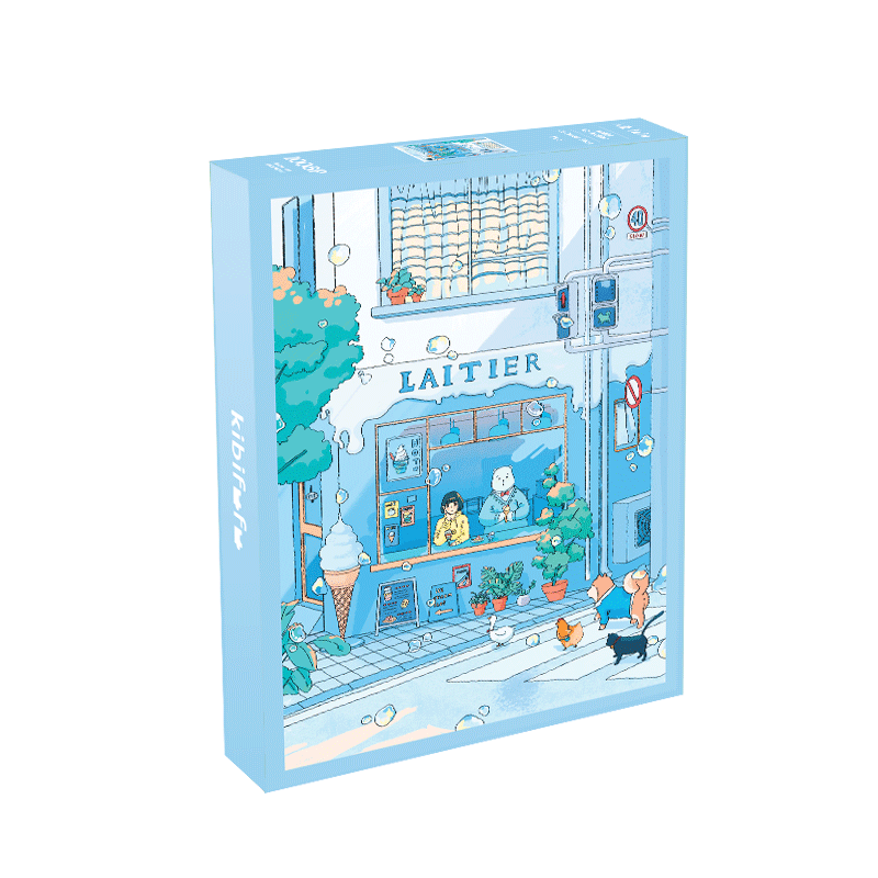 Kibifufu-Summer Ice Cream Shop Jigsaw Puzzle 1008pcs