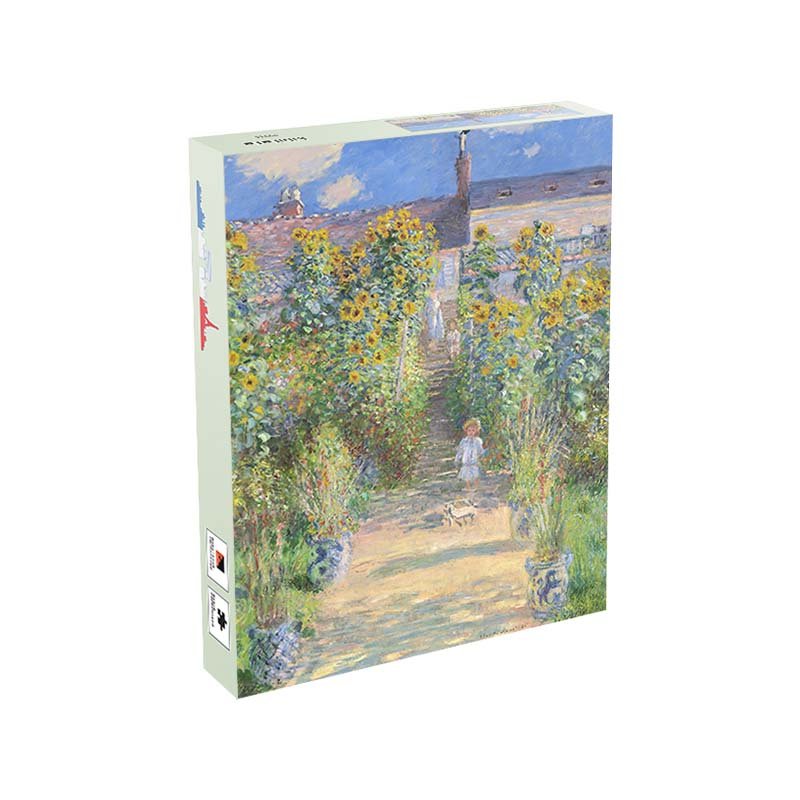 Kibifufu-The Artist's Garden at Vetheuil Jigsaw Puzzle 1008pcs-Claude Monet