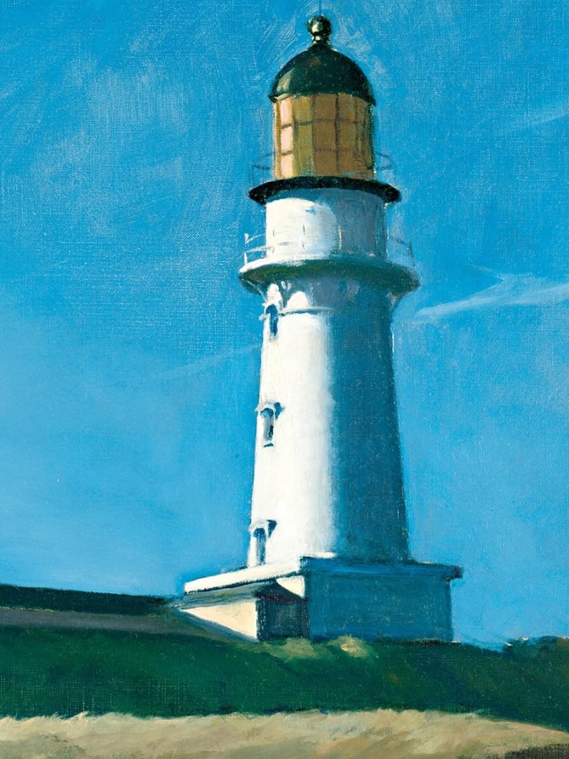 The Lighthouse Hill (3)toppuzzleshop Kibifufu-The Lighthouse Hill Jigsaw Puzzle 1008pcs-Edward Hopper