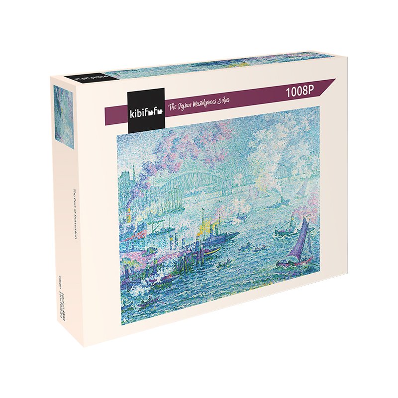The Port of Rotterdam (2) Kibifufu-The Port of Rotterdam Jigsaw Puzzle 1008pcs-Paul Signac
