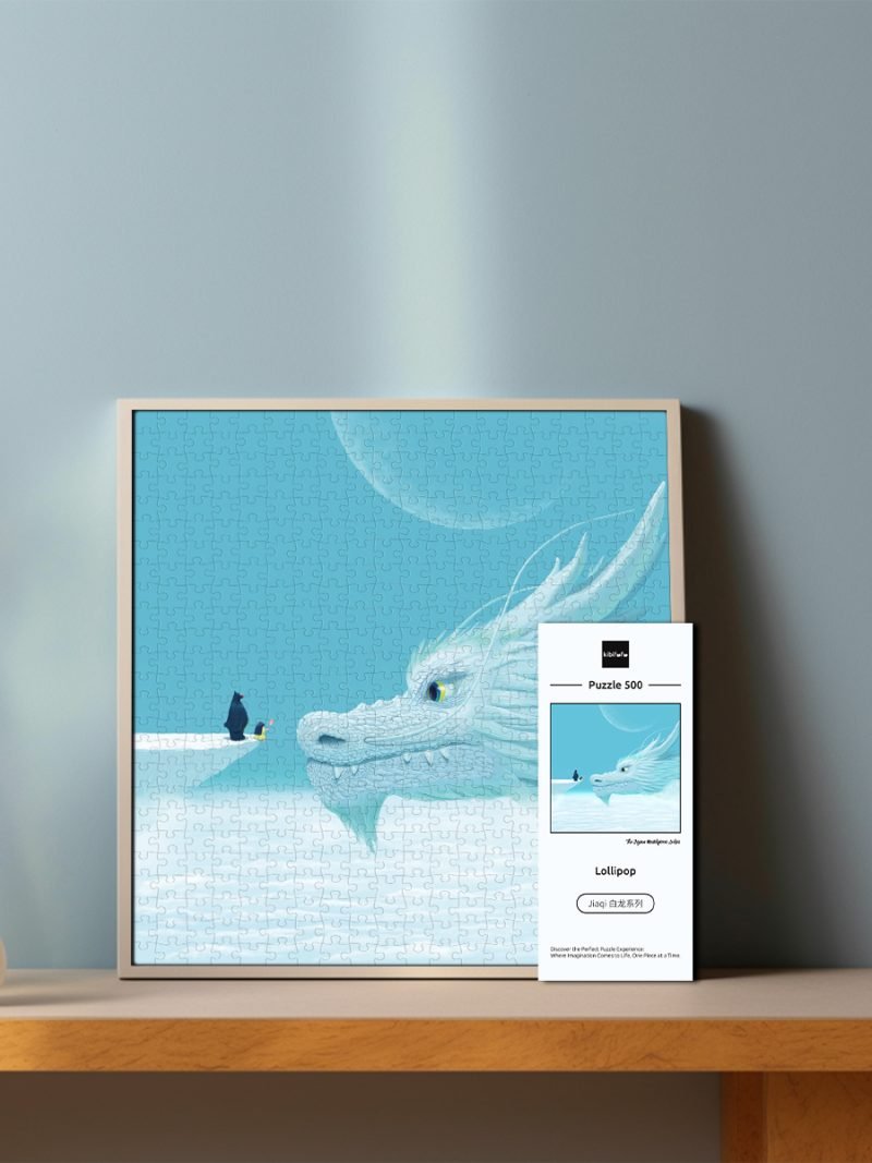 White Dragon (2) Kibifufu-White Dragon Jigsaw Puzzle 500pcs