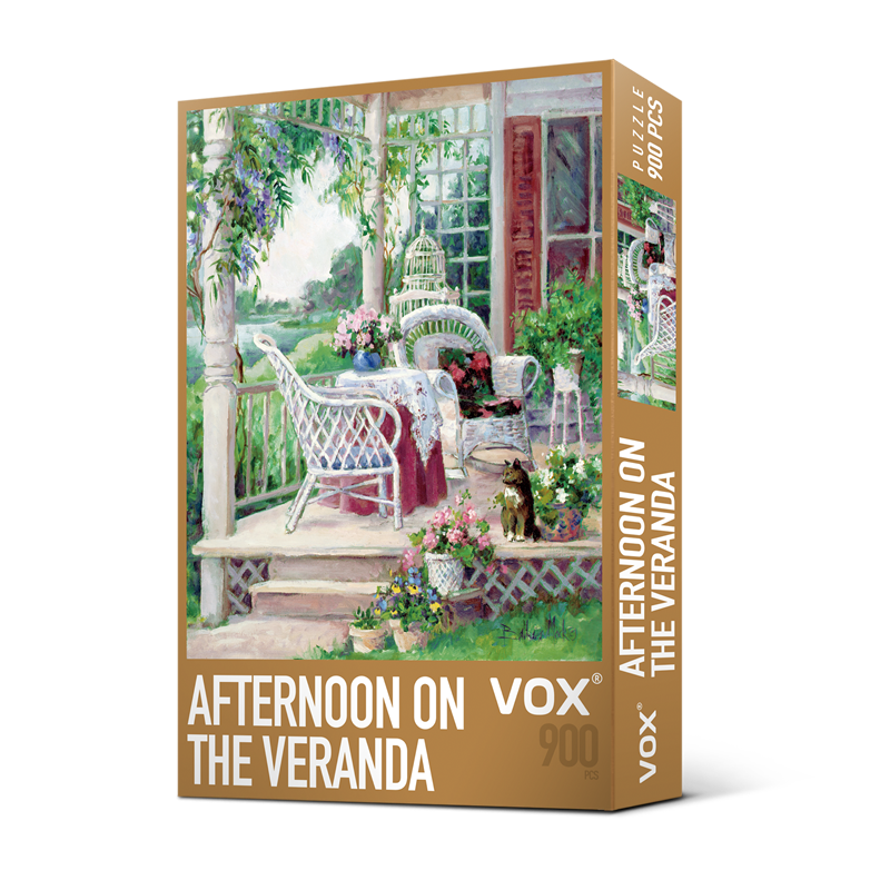 Afternoon On The Veranda Jigsaw Puzzle 900pcs-Vox Puzzle-Barbara Mock Painting