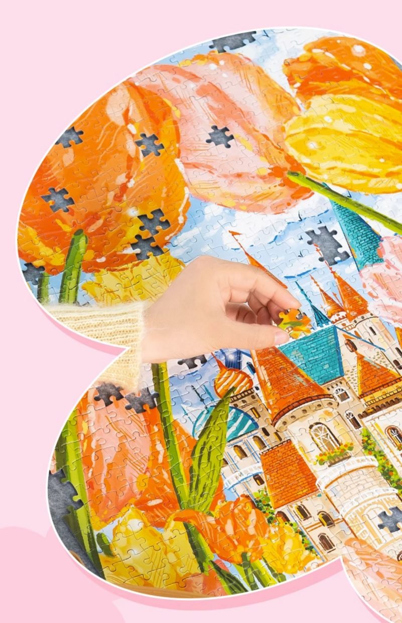 Castle in Flowers Jigsaw Puzzle 1000pcs-Momibook