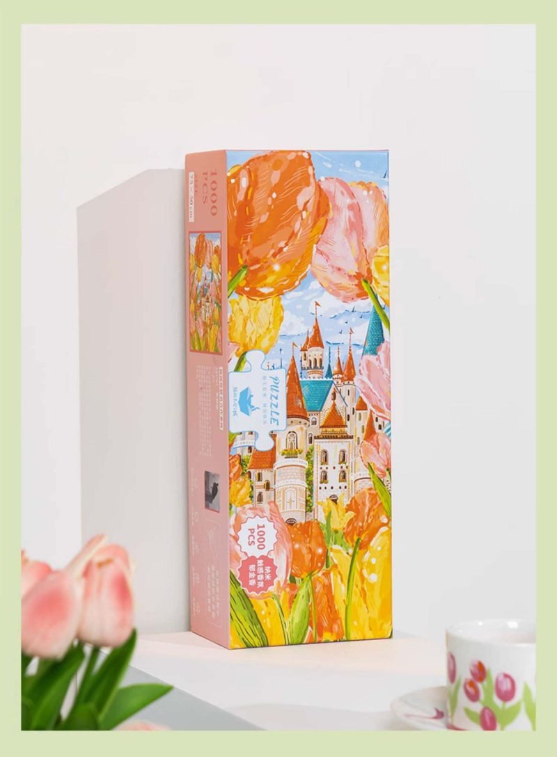 Castle in Flowers Jigsaw Puzzle 1000pcs-Momibook