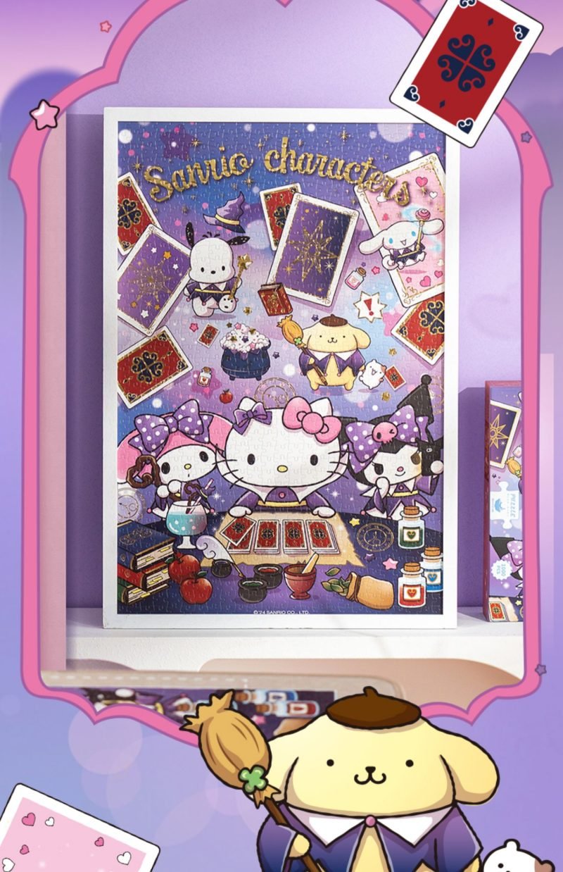 Hello Kitty and Sanrio Jigsaw Puzzle (2) Hello Kitty Jigsaw Puzzle 1000pcs-Momibook Sanrio Jigsaw Puzzle