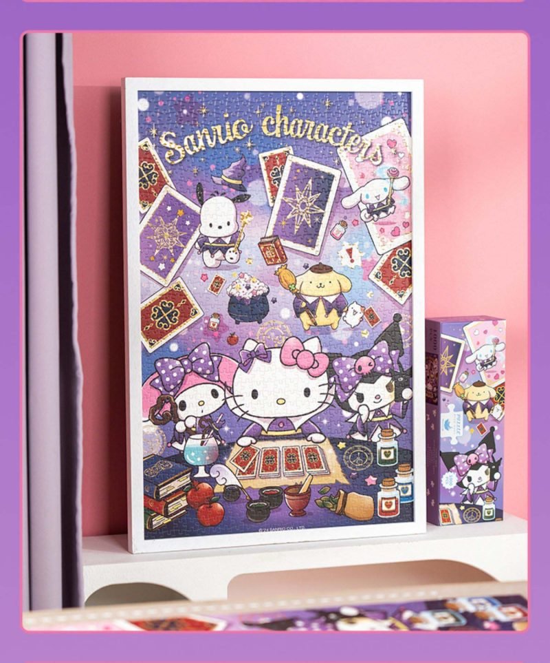 Hello Kitty and Sanrio Jigsaw Puzzle (6) Hello Kitty Jigsaw Puzzle 1000pcs-Momibook Sanrio Jigsaw Puzzle