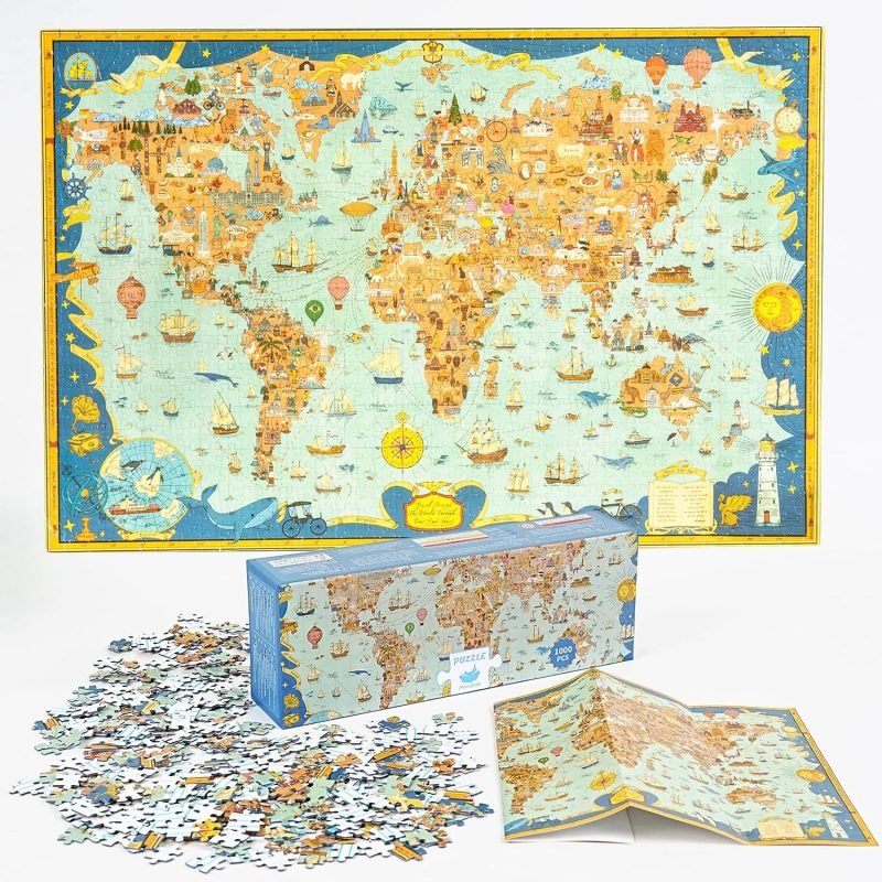 Journey Through the World-Momibook Puzzle 1000pcs
