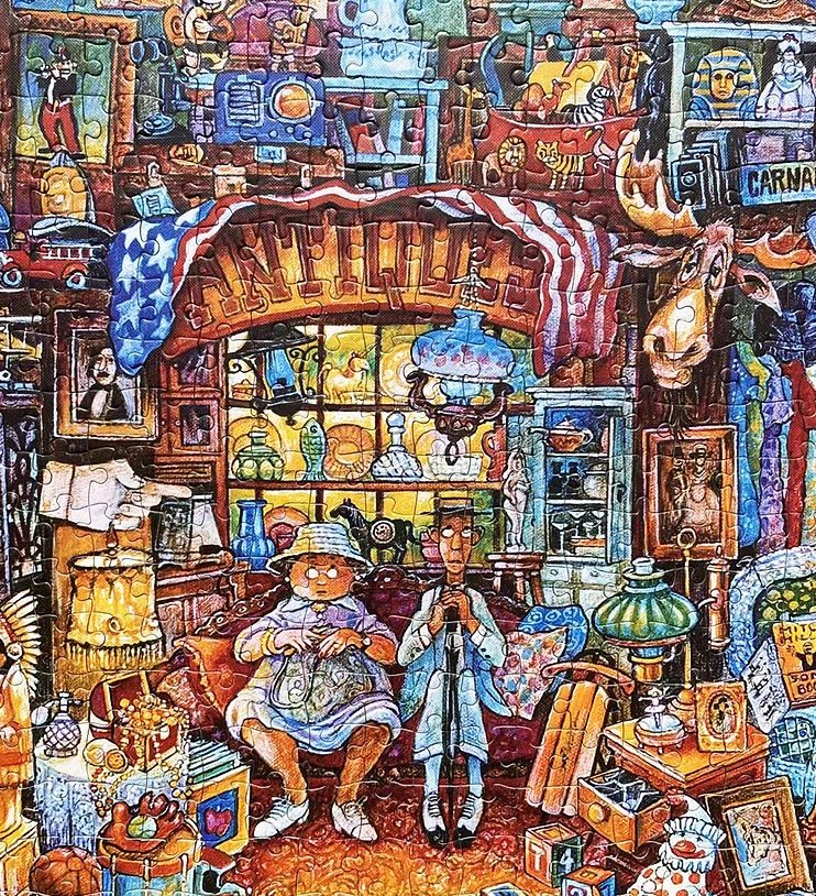 Bill Bell Painting Jigsaw Puzzle 1000pcs-Vox Puzzle-The Antiques