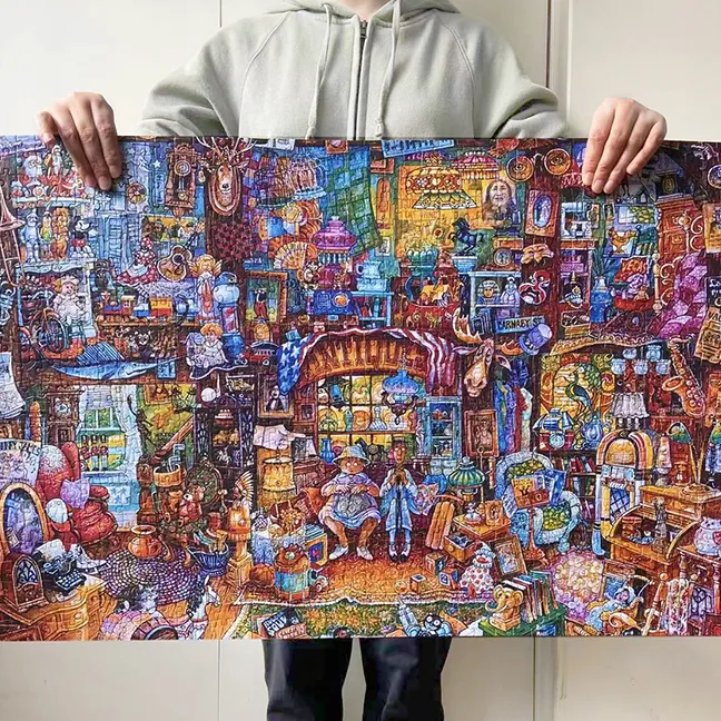 Bill Bell Painting Jigsaw Puzzle 1000pcs-Vox Puzzle-The Antiques
