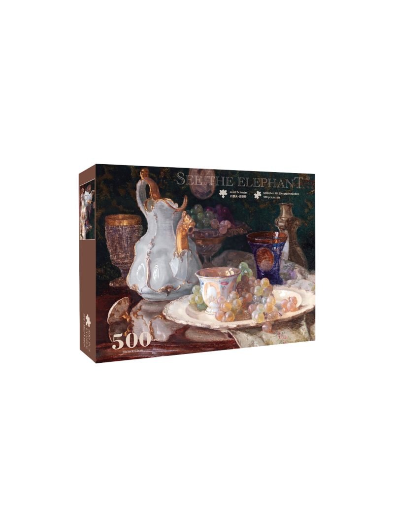 500pcs Jigsaw Puzzle-See the Elephant-Fine China