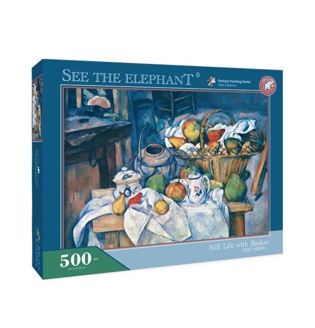 500pcs Jigsaw Puzzle-See the Elephant-Still Life with Basket