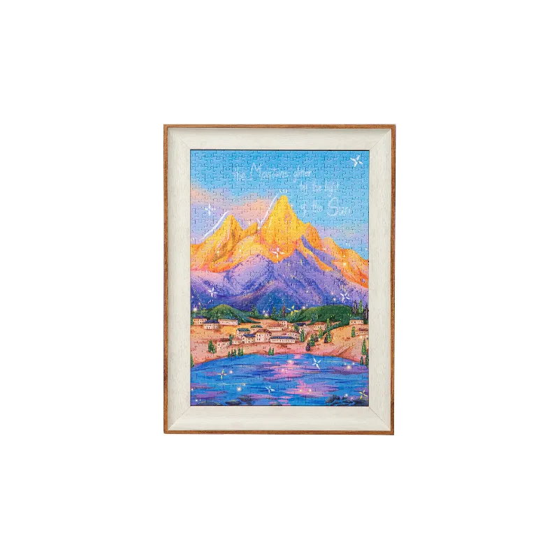 500pcs Jigsaw Puzzle-Zhiju-Alpenglow In Yunnang - TopPuzzleShop