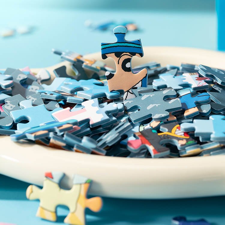 1000pcs Jigsaw Puzzle-Vinlaa-Crayon Shinchan Painting