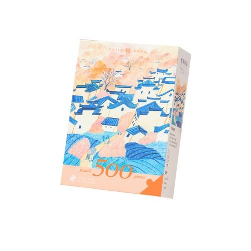 500pcs Jigsaw Puzzle-Zhiju-Huangling, Jiangxi