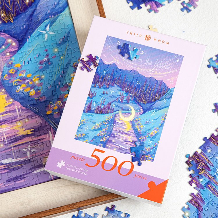 Kenai Alaska 500pcs Jigsaw Puzzle-Zhiju-Kenai River Alaska