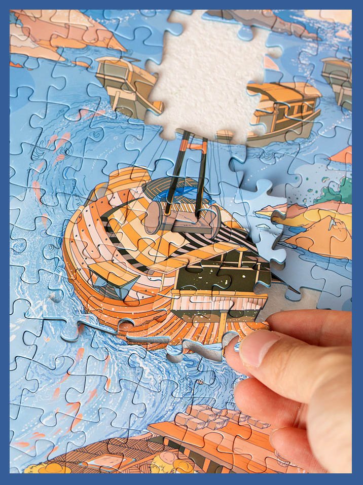 1000pcs Jigsaw Puzzle-Vinlaa-On Sailing