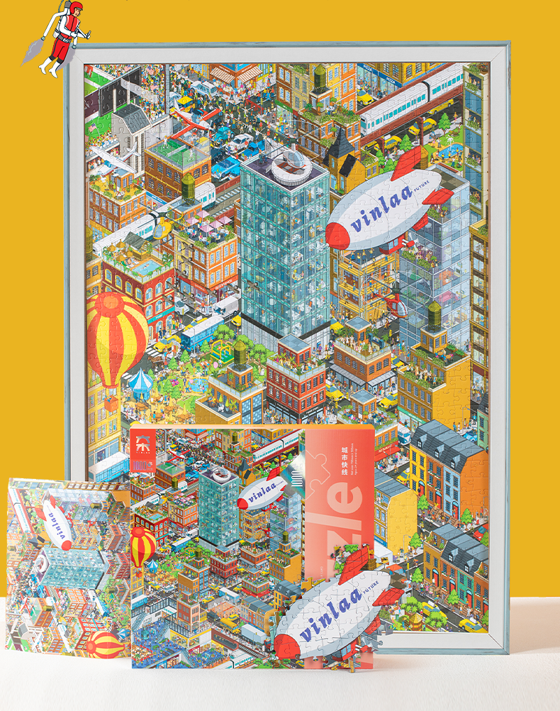 Overlooking (1) 1000pcs Jigsaw Puzzle-Vinlaa-Overlooking