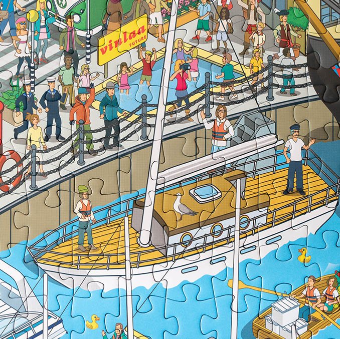 1000pcs Jigsaw Puzzle-Vinlaa-Sea Dock