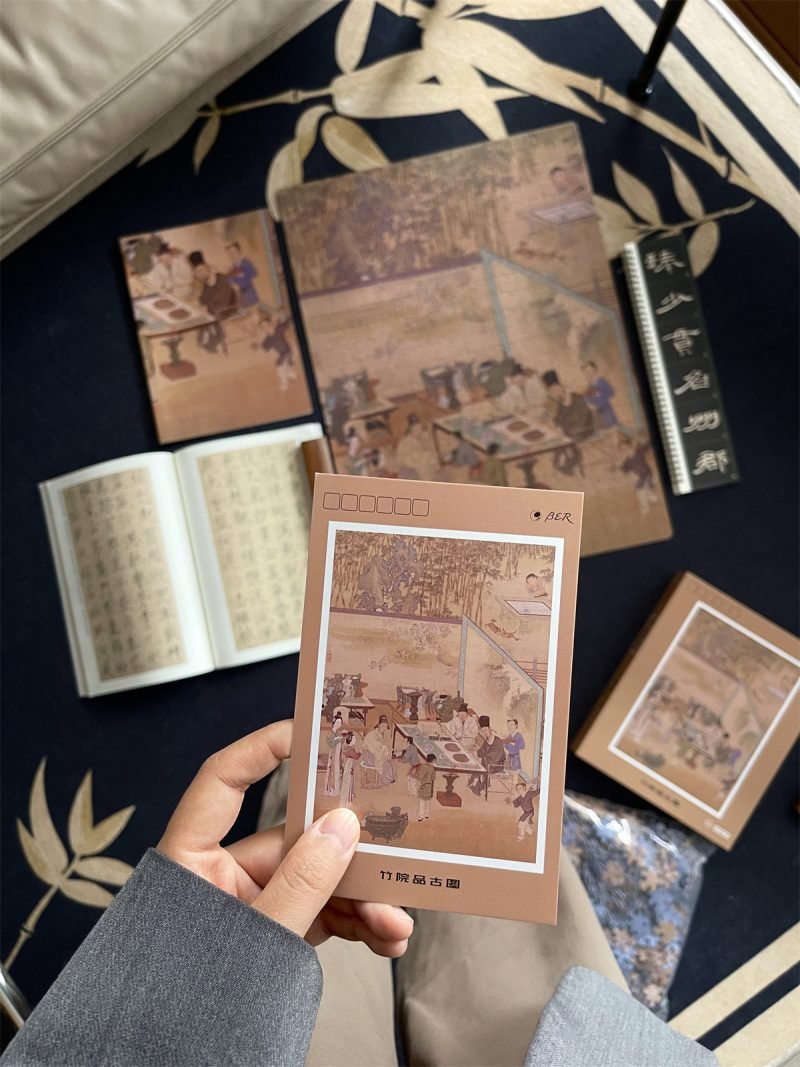 500pcs Jigsaw Puzzle-Ber Puzzle-Appreciating Antiquities in the Bamboo Garden