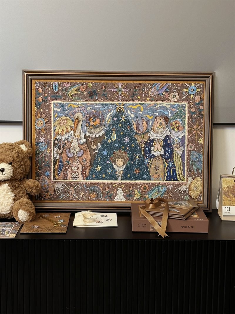 1000pcs Jigsaw Puzzle-Ber Puzzle-Merry Christmas