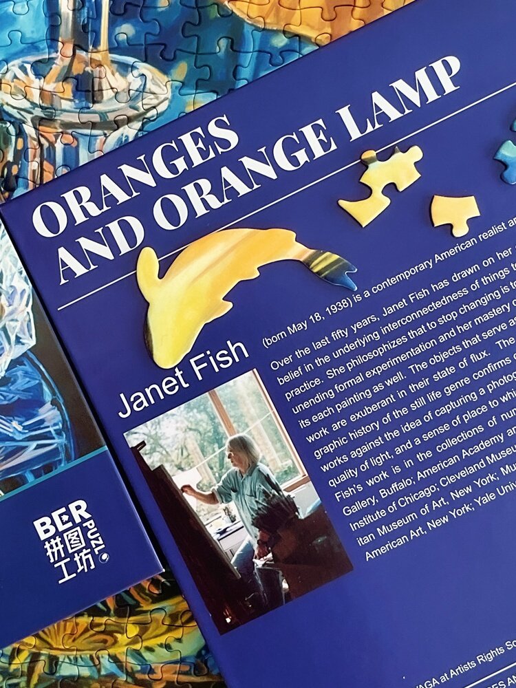 1000pcs Jigsaw Puzzle-Ber Puzzle-Oranges and Orange Lamp-Janet Fish