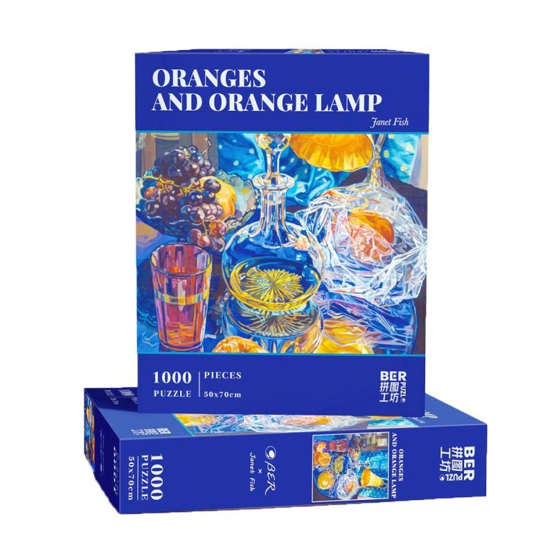 1000pcs Jigsaw Puzzle-Ber Puzzle-Oranges and Orange Lamp-Janet Fish