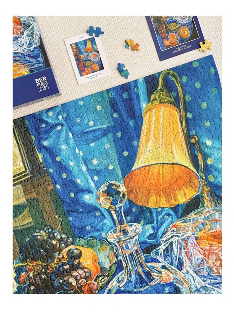 1000pcs Jigsaw Puzzle-Ber Puzzle-Oranges and Orange Lamp-Janet Fish
