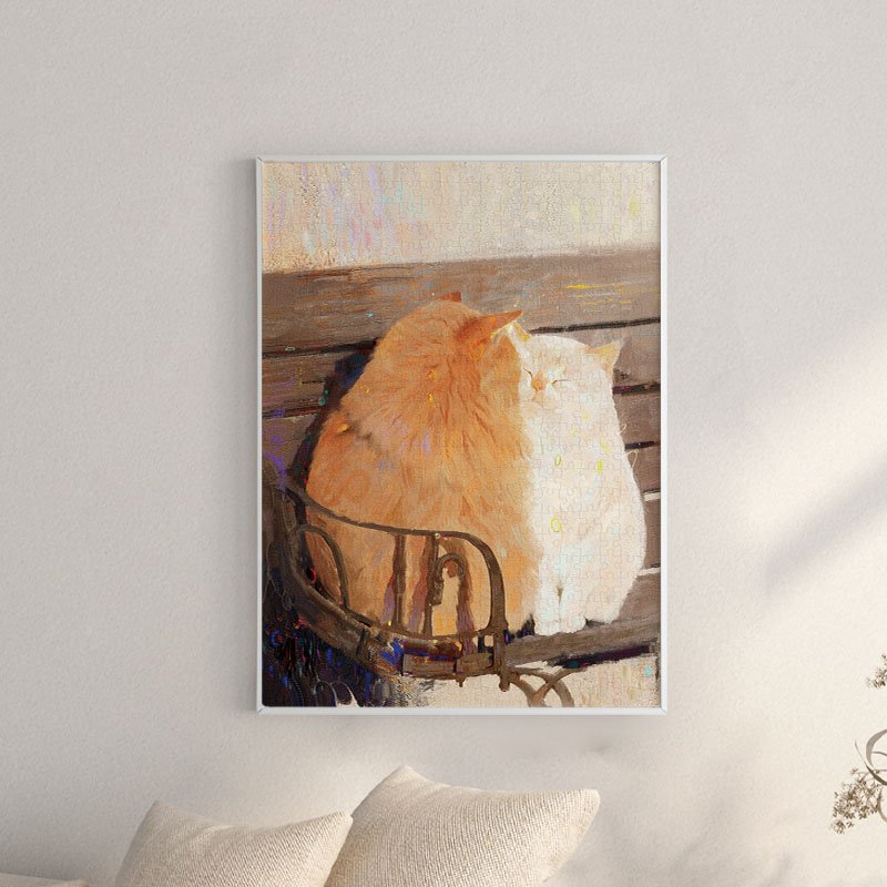 500pcs Jigsaw Puzzle-Kibifufu-Ball Cat