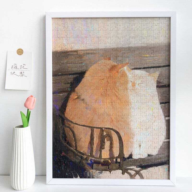 500pcs Jigsaw Puzzle-Kibifufu-Ball Cat