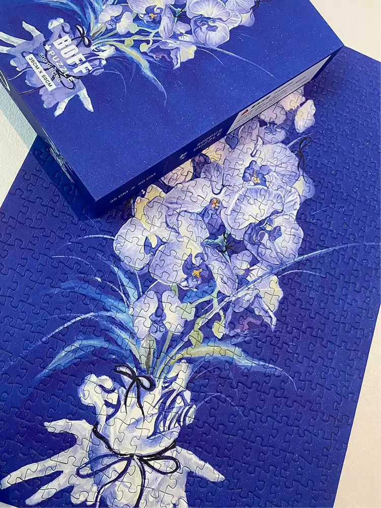 500pcs Jigsaw Puzzle-Boff Puzzle-Blue