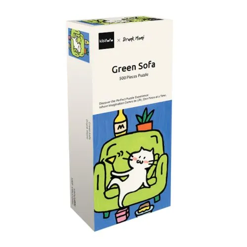 500pcs Jigsaw Puzzle-Kibifufu-Green Sofa