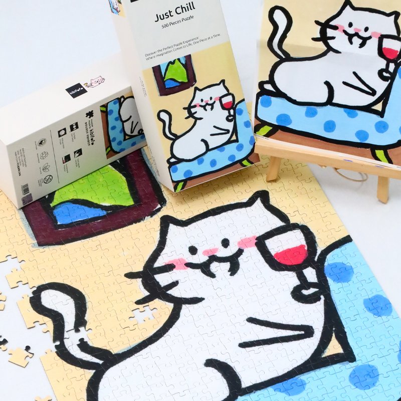 500pcs Jigsaw Puzzle-Kibifufu-Just Chill