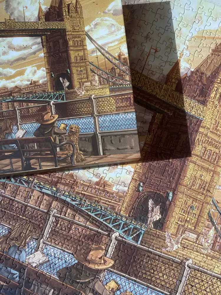 London Towel Bridge Jigsaw Puzzle (2) 1000pcs Jigsaw Puzzle-Boff-London Tower Bridge